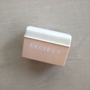 Vintage RARE 50s recipe box